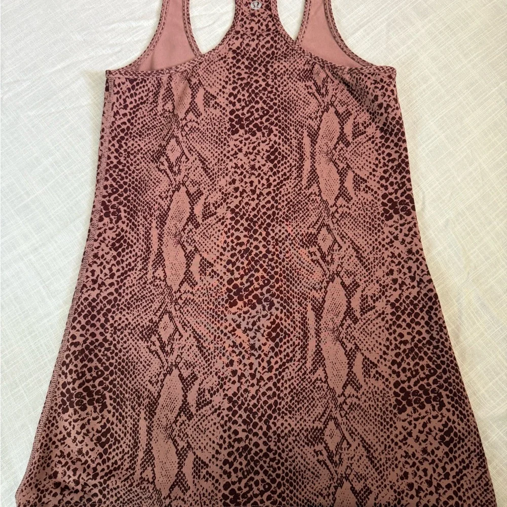 Lululemon Snake Print Racerback Tank Top - Size Medium
